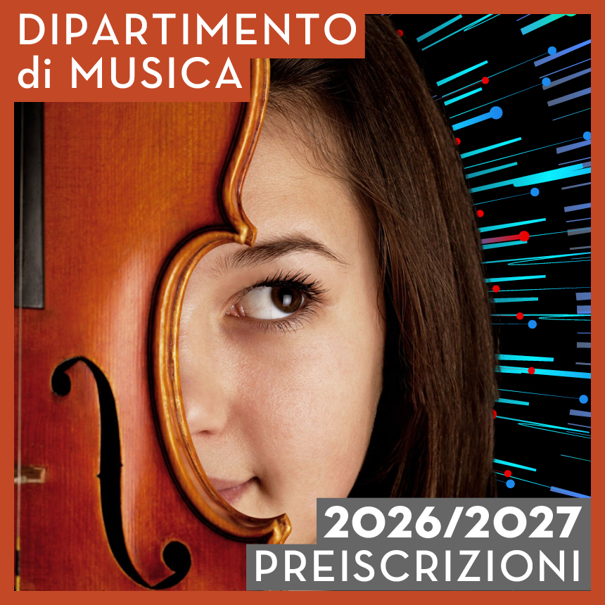 Dipartimento di musica - preiscrizioni 26/27