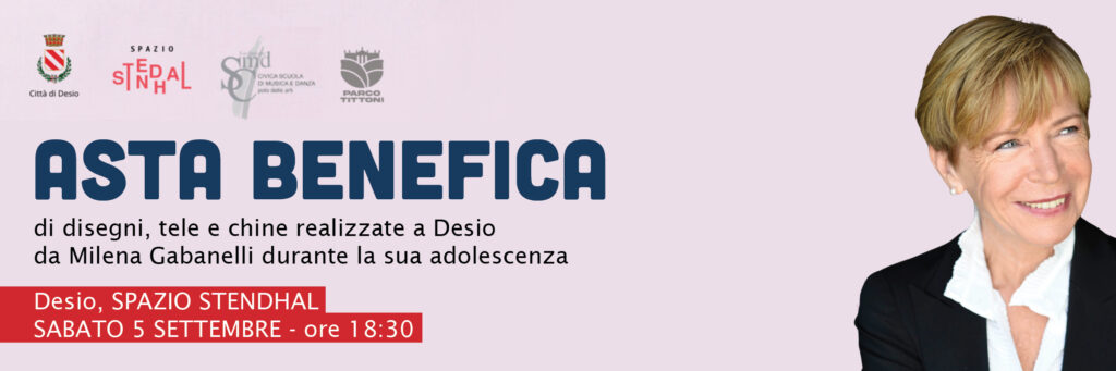 Asta benefica delle opere giovanili di Milena Gabanelli