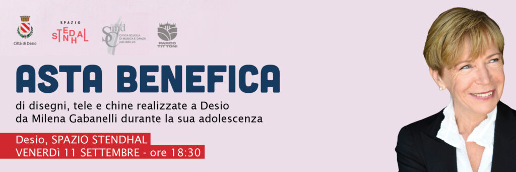 Asta benefica delle opere giovanili di Milena Gabanelli